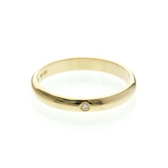 CARTIER Jewelry - Cartier 1895 Wedding Ring With 1 Diamond B4057650 Yellow Gold (18K) Fashion D...